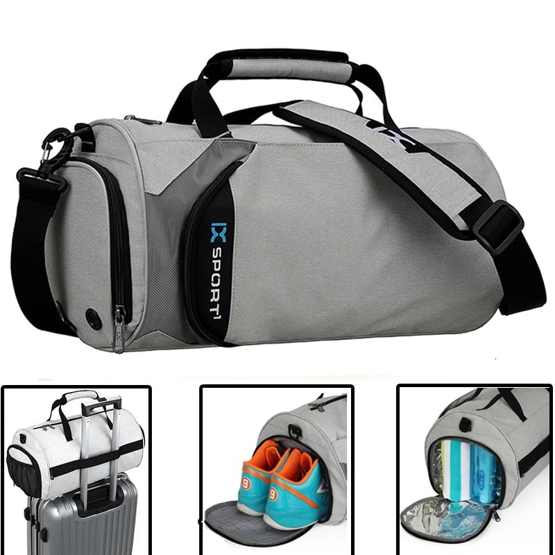 Men Gym Travel Dry Wet Separation Handbag